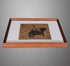 西陵书画装裱配框服务案例